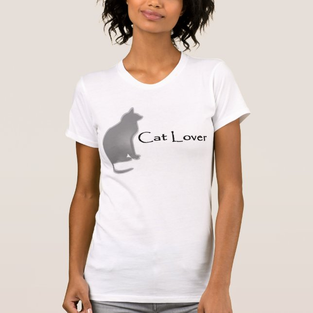 Katzen-Liebhaber T-Shirt (Vorderseite)