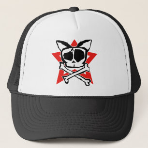 Katzen-Logo-Hut Truckerkappe