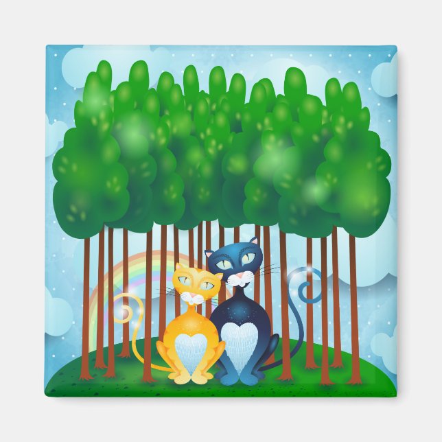 Katzen Magnet (Vorne)