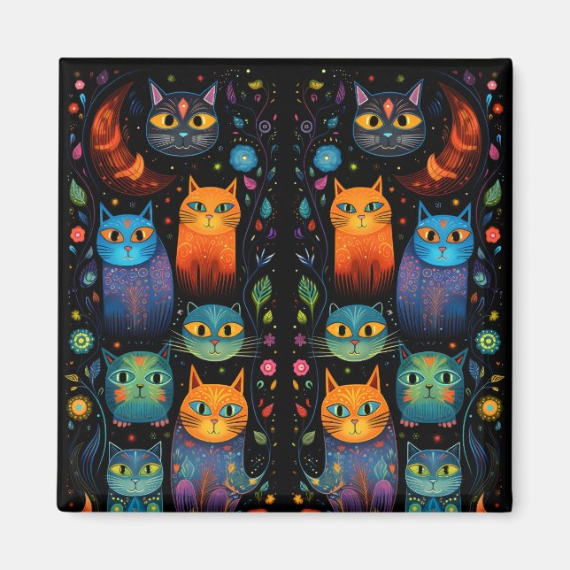 Katzen Magnet (Vorne)