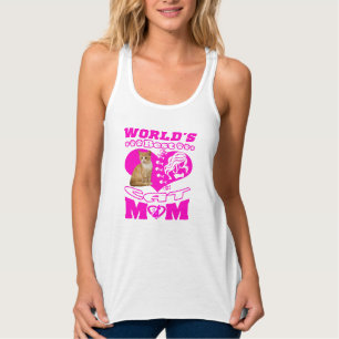 Katzen-Mama-Behälter-oberste lustige Tank Top