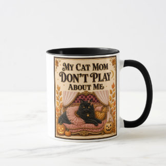 Katzen-Mama Halloween Kaffeetasse