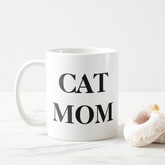 Katzen-Mama-Tasse Tasse (Mit Donut)