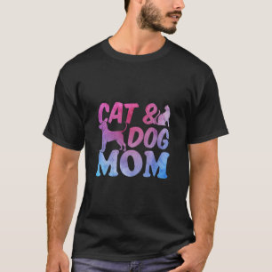 Katzen Mama und Hund Mama Niedlich Katze Katze & H T-Shirt