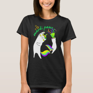 Katzen Mardi Gras Party-Tiere lieben Feierlichkeit T-Shirt