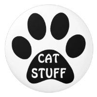 Katzen-Material pawprint Fach oder
