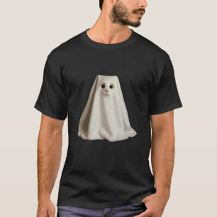 Katzen-Meme-Geist Lustig Halloween Männer Frauen K T-Shirt