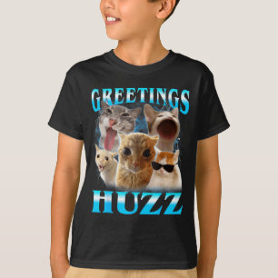 Katzen-Meme-Grüße Hurra Lustige Verrückte Katzenli T-Shirt