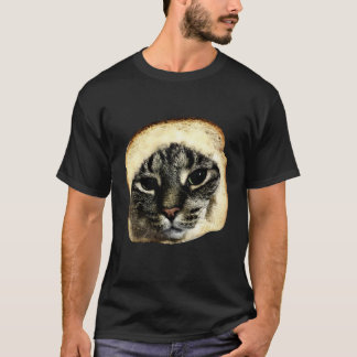 Katzen-Meme Lustiges Brotgesicht Dummer Katzenlieb T-Shirt