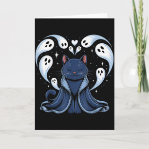 Katzen-Meme-Zauberer Soky Fantasy Kitty  Karte