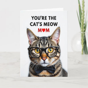 Katzen Miezekatze Mama Liebeskarte Karte