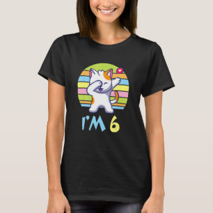 Katzen mit Herzvergnügen an mir Sie 6 Jahre alt T-Shirt