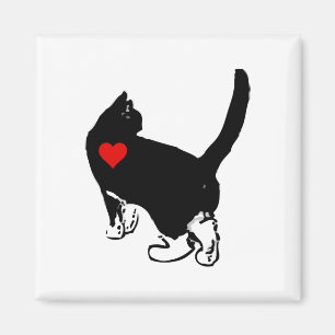 Katzen mit Liebe Magnet