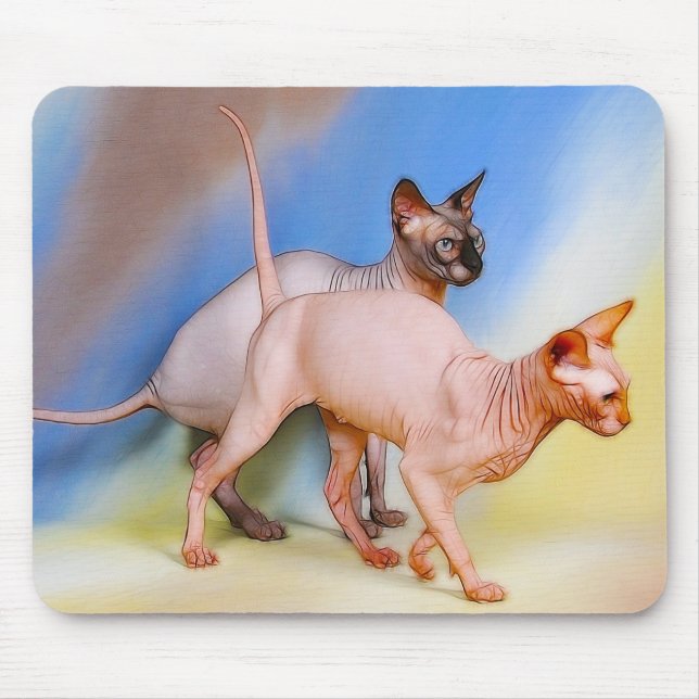 Katzen Mousepad (Vorne)