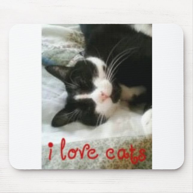 Katzen Mousepad der Liebe I (Vorne)