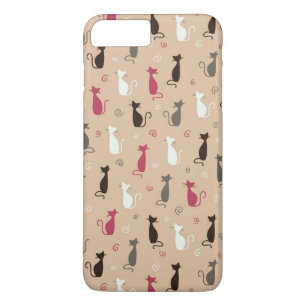 Katzen Muster-Rosa Case-Mate iPhone Hülle