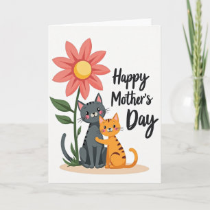 Katzen-Muttertags-Karte Karte