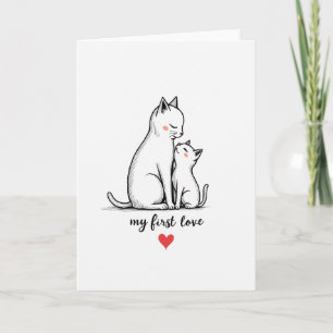 Katzen-Muttertagskarte Karte