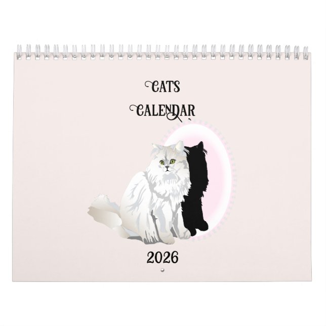 Katzen-nach-Monat-Kalender Kalender (Titelbild)