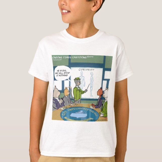 Katzen Naturfeind Funny T-Shirt (Vorderseite)