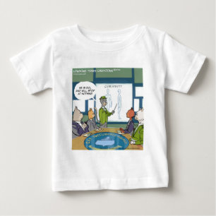 Katzen Natürlicher Feind Lustig Baby T-shirt