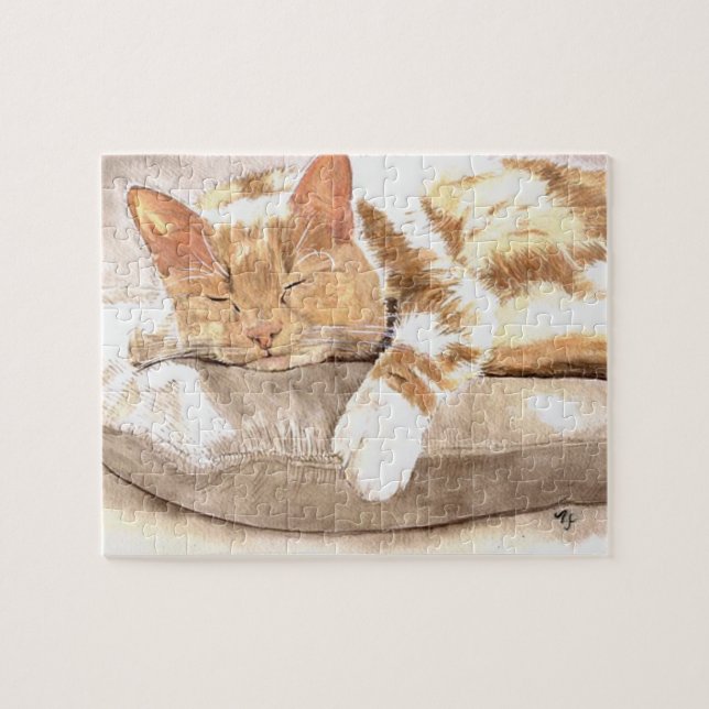 Katzen-Nickerchen Puzzle (Horizontal)