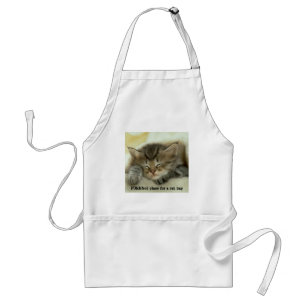 Katzen-Nickerchen-Schürze Schürze