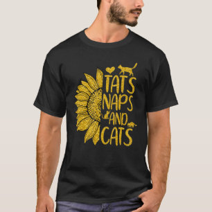 Katzen Nickerchen und Katzen Sarkastische Katze Sp T-Shirt