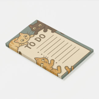 Katzen-Notizblock To-Do-Liste Post-it Klebezettel