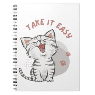 Katzen Notizbuch Notizblock
