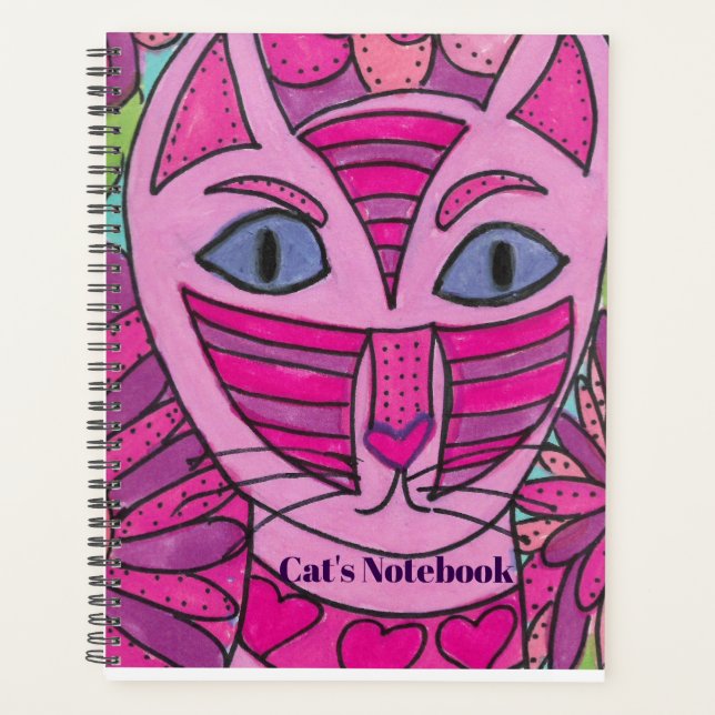 Katzen Notizbuch Planer (Vorderseite)