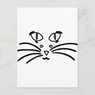Katzen-oder Mäuseoptische Täuschung Postkarte