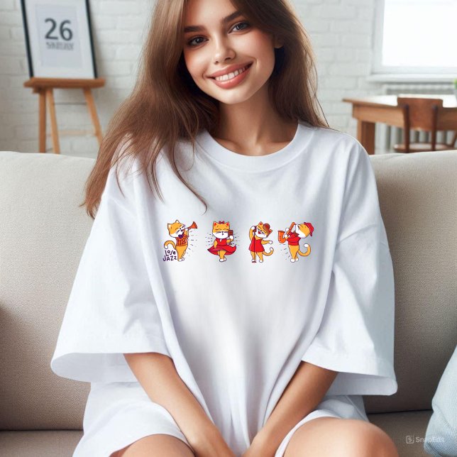 Katzen Party T-Shirt (Cat T-shirt)