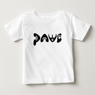 Katzen Paws, Katzenlängen Baby T-shirt