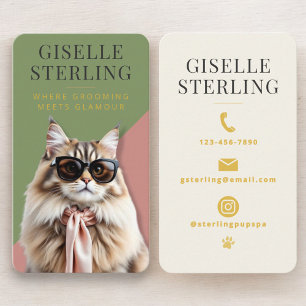 Katzen-Pflege-Experte Visitenkarte