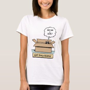 Katzen-Philosophie-Damen-Baby - Puppe T-Shirt