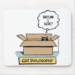 Katzen-Philosophie Mousepad