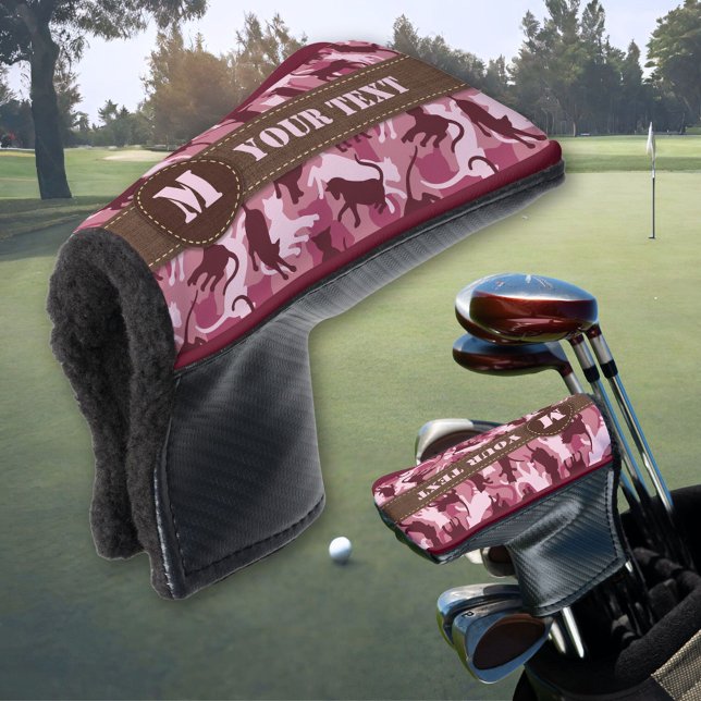 Katzen Pink Camouflage Golf Headcover (Von Creator hochgeladen)