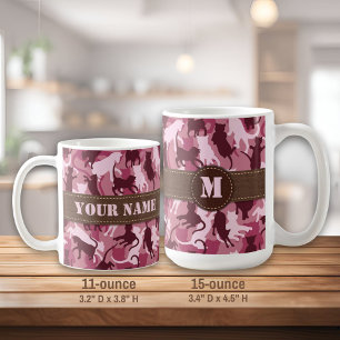 Katzen Pink Camouflage Kaffeetasse