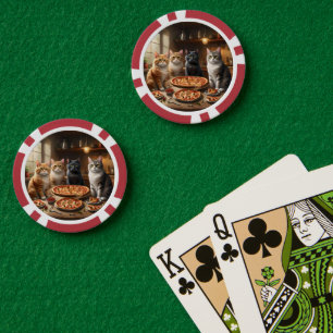 Katzen-Pizza-Nacht, Pokerchips