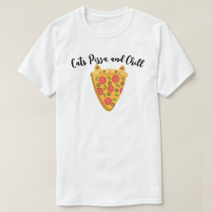 Katzen, Pizza und Kill T-Shirt