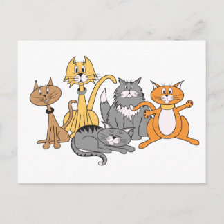 Katzen! Postkarte