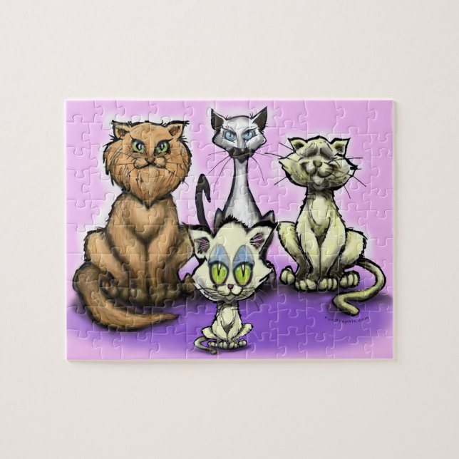 Katzen Puzzle (Horizontal)