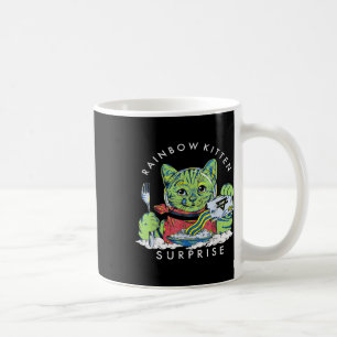 Katzen Rainbow Kitten Überraschung Niedliches Esse Kaffeetasse