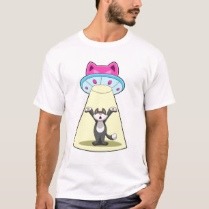 Katzen-Raumschiff T-Shirt