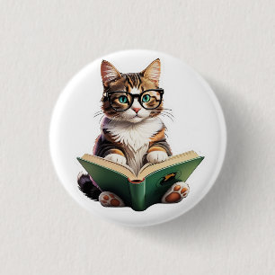 Katzen-Reading-Buch Button