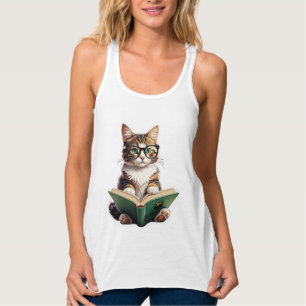 Katzen-Reading-Buch Tank Top
