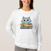Katzen-Reads - Niedlicher KatzenT - Shirt