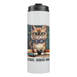 Katzen regieren, Schule Drools Thermosbecher