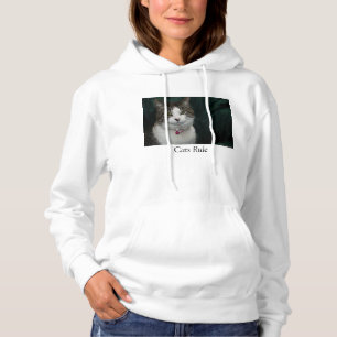 Katzen regulieren dich anschauen hoodie